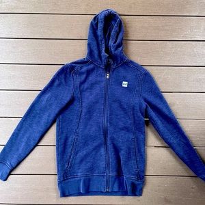 navy blue Under Armour zip up size:small